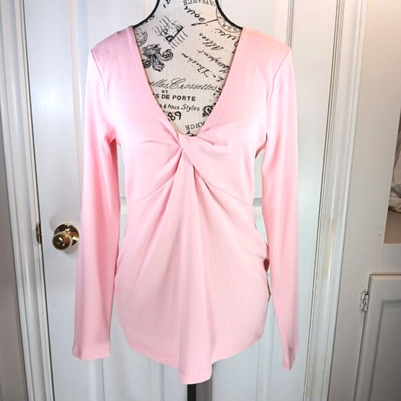 H&M Mama Maternity Top Tee Blouse Pullover Long Sleeve Pink Women's Size M NWT - Picture 16 of 16